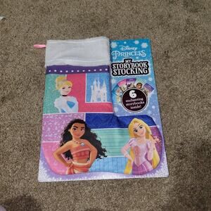 Disney Princess "My Storybook Stocking" W/6‎ Enchanting Books Inside BNWT!